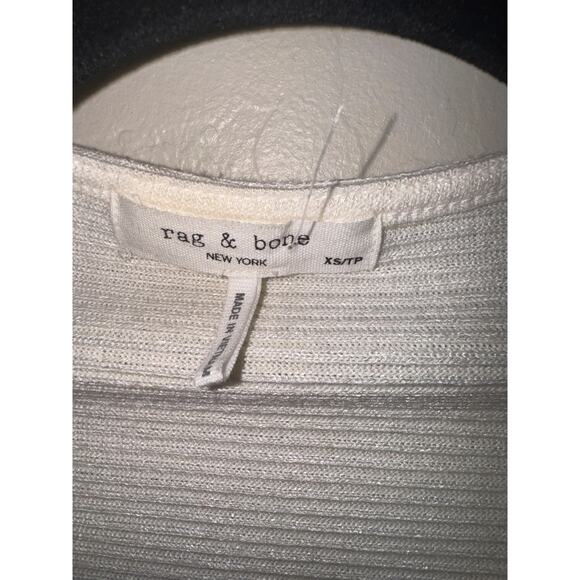 Rag and Bone Long Sleeve Cream Sweater - Picture 2 of 3